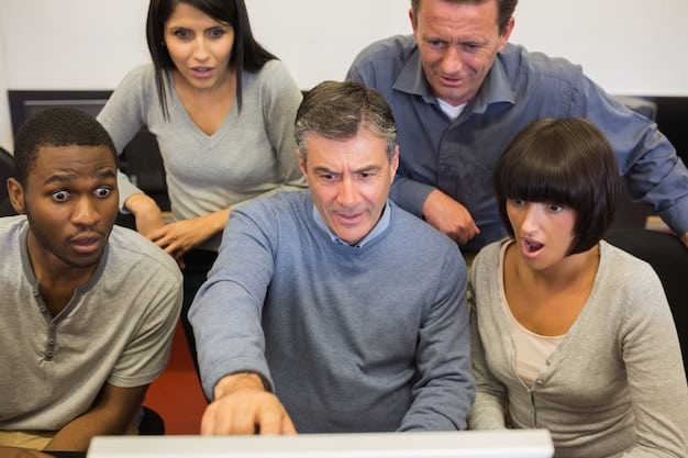 An image of a team huddled together during the champion selection phase, intensely discussing their strategy. The players are pointing at screens displaying champion portraits and stats, emphasizing the importance of teamwork and strategic planning.