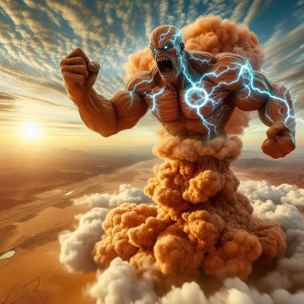 A humorous meme featuring a Wild Rift champion being excessively buffed with exaggerated muscles and glowing effects, implying the champion is overpowered.