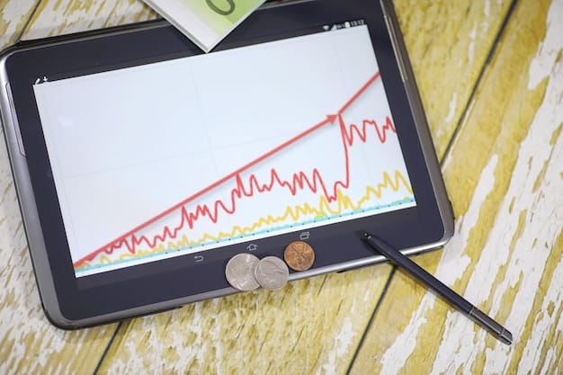 A visual representation of rising interest rates, possibly a graph showing an upward trend of a red line on a chart with a clear dollar sign, superimposed over a backdrop of business people discussing finances.