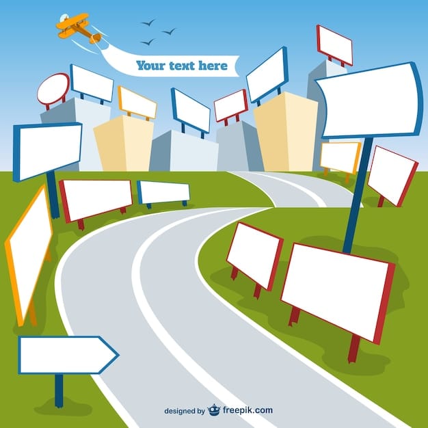 A visual metaphor depicting a long, winding road with signposts indicating future educational advancements like 