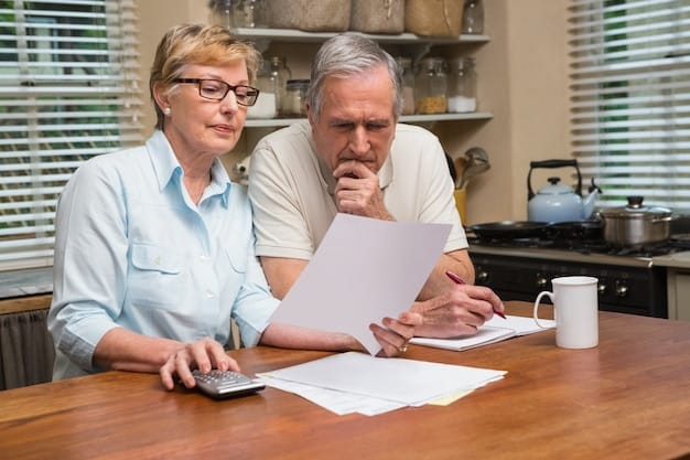 An older, thoughtful couple sits at a table with a financial advisor, reviewing documents related to estate planning and wealth management, indicating strategic preparations for future tax changes.