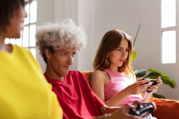 A diverse group of people (different ages, ethnicities) are seen interacting with wearable devices, with a subtle graphical overlay suggesting health data flow, emphasizing inclusivity and widespread adoption.