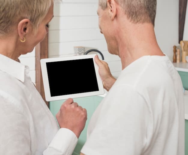 A close-up of a doctor and a patient looking at a tablet displaying transparent AI diagnostic results, with clear explanations and visual cues. The scene conveys understanding and trust.