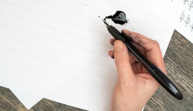 A person's hand drawing a clear, distinct line with a pen on a piece of paper, symbolizing the act of defining personal limits.